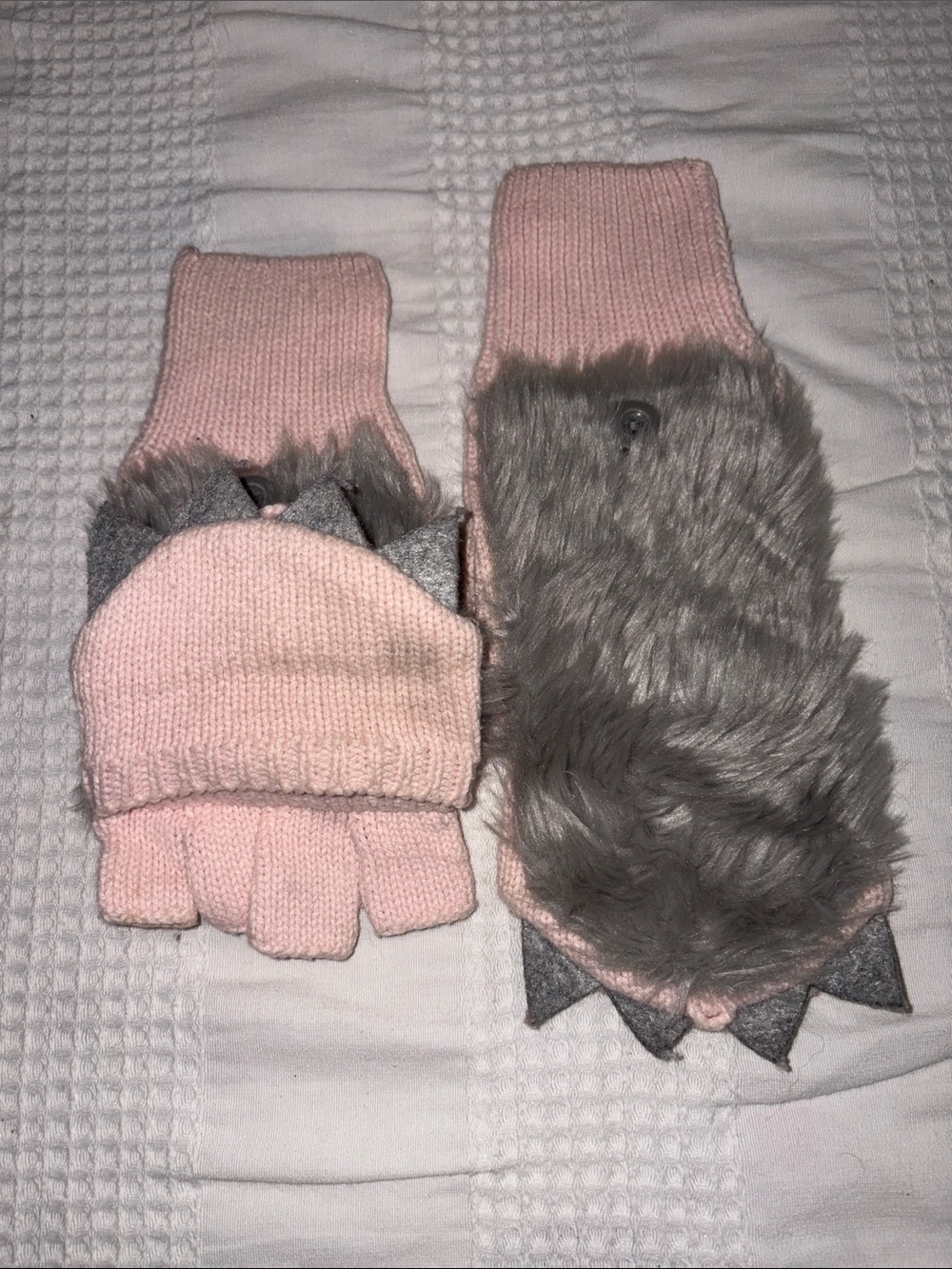 Hanna Andersson cat mittens Halloween costume girls L